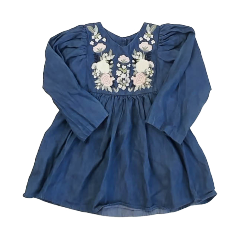 Iris & Ivy Girls Blue Dress size: 24 Months